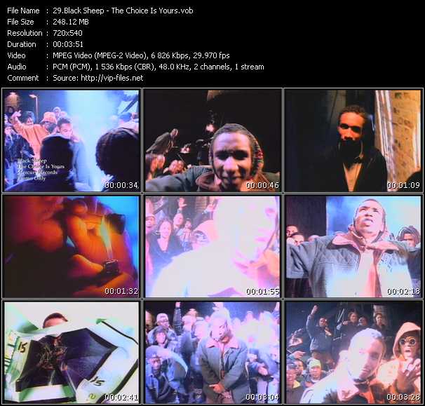 Black Sheep video ”The Choice Is Yours” from dvd ”Promo Only Urban Video April 2005” 