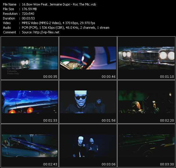 Bow Wow Feat. Jermaine Dupri video ”Roc The Mic” from dvd ”Promo Only Urban Video April 2009” 