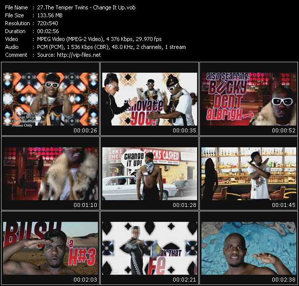 Temper Twins video ”Change It Up” from dvd ”Promo Only Urban Video April 2009” 