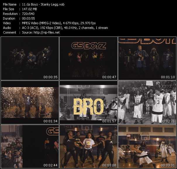 Gs Boyz video ”Stanky Legg” from dvd ”Rock America Urban March 2009” 