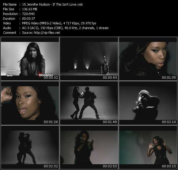 Jennifer Hudson video ”If This Isn't Love” from dvd ”Rock America Urban March 2009” 