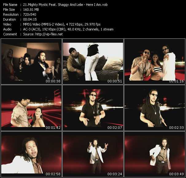 Mighty Mystic Feat. Shaggy And Lelie video ”Here I Am” from dvd ”Rock America Urban March 2009” 