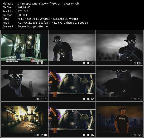 Sunspot Jonz video ”Dipdown (Rules Of The Game)” from dvd ”Rock America Urban March 2009” 