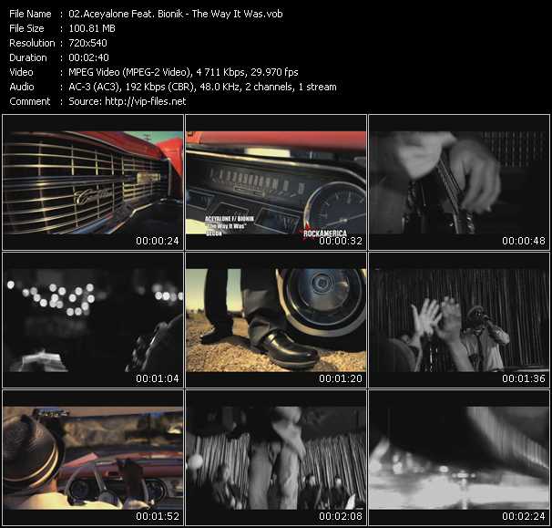 Aceyalone Feat. Bionik video ”The Way It Was” from dvd ”Rock America Urban April 2009” 