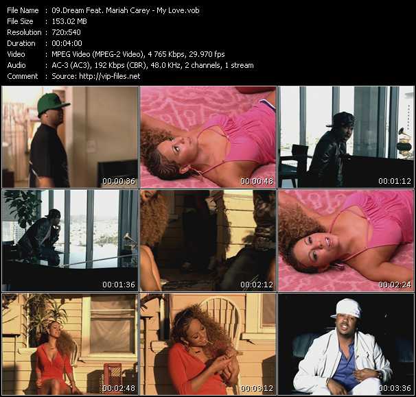 Dream Feat. Mariah Carey video ”My Love” from dvd ”Rock America Urban April 2009” 