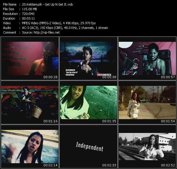 Keldamuzik video ”Get Up N Get It” from dvd ”Rock America Urban April 2009” 