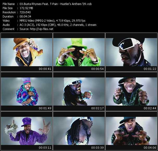 Busta Rhymes Feat. T-Pain video ”Hustler's Anthem '09” from dvd ”Rock America Urban May 2009” 
