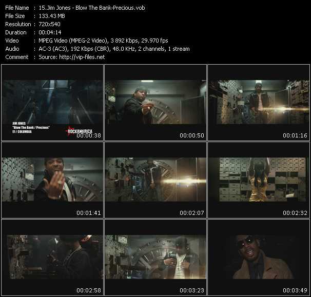 Jim Jones video ”Blow The Bank-Precious” from dvd ”Rock America Urban May 2009” 