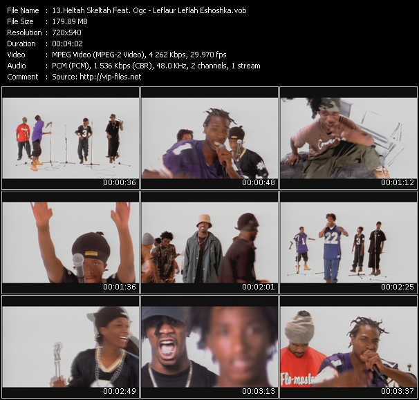 Heltah Skeltah Feat. Ogc video ”Leflaur Leflah Eshoshka” from dvd ”Screenplay VJ-Pro Classic Vision New Skool Vol.2 April 2009” 