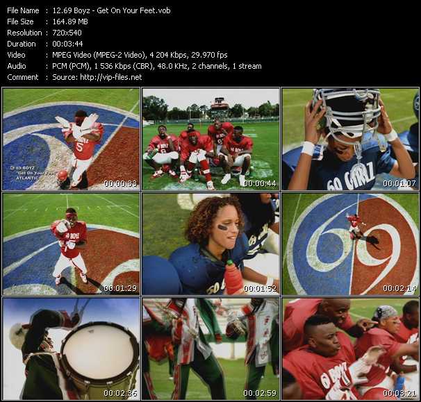 69 Boyz video ”Get On Your Feet” from dvd ”Screenplay VJ-Pro Classic Vision New Skool Vol.3 July 2008” 