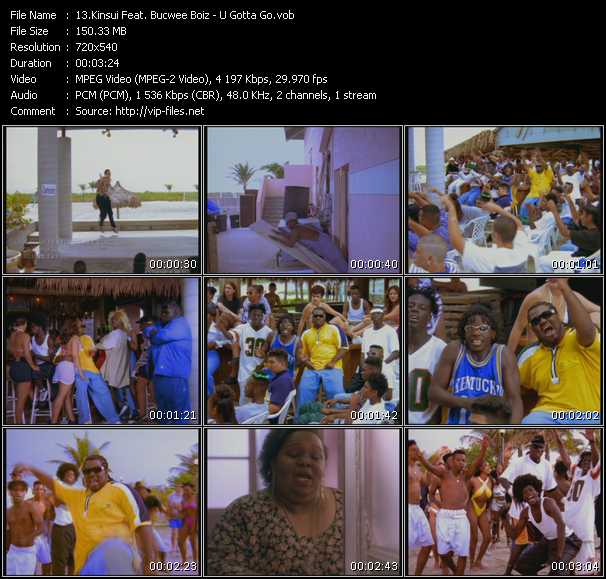Kinsui Feat. Bucwee Boiz video ”U Gotta Go” from dvd ”Screenplay VJ-Pro Classic Vision New Skool Vol.3 July 2008” 