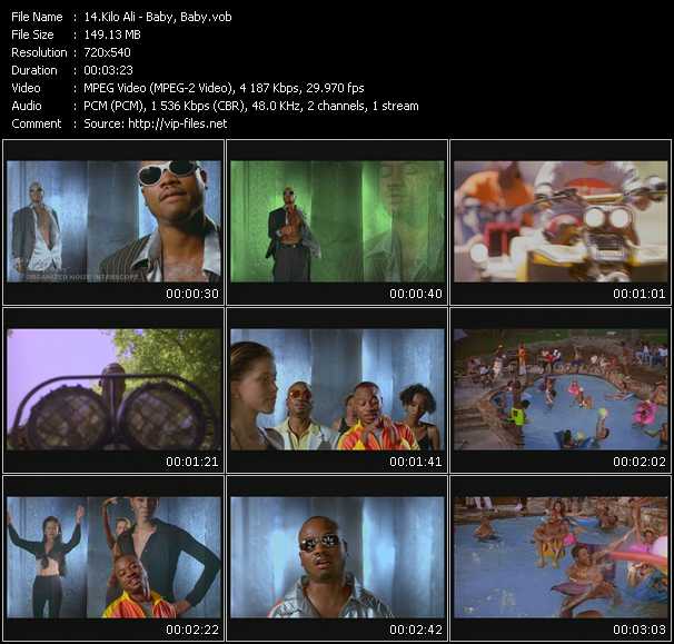 Kilo Ali video ”Baby, Baby” from dvd ”Screenplay VJ-Pro Classic Vision New Skool Vol.3 July 2008” 