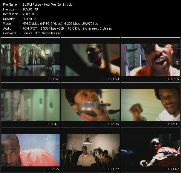 Rbl Posse video ”How We Comin” from dvd ”Screenplay VJ-Pro Classic Vision New Skool Vol.3 July 2008” 