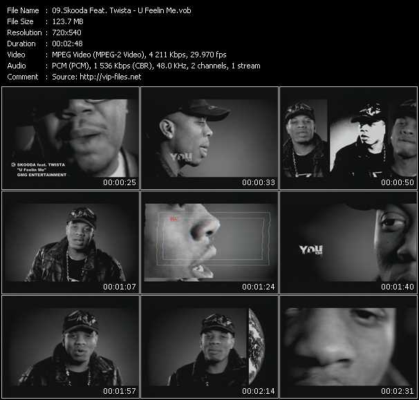 Skooda Feat. Twista video ”U Feelin Me” from dvd ”Screenplay VJ-Pro Urban Vision February 2009” 