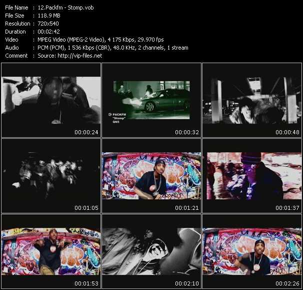 Packfm video ”Stomp” from dvd ”Screenplay VJ-Pro Urban Vision February 2009” 