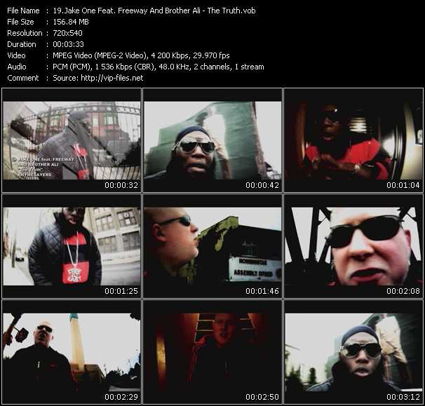 Jake One Feat. Freeway And Brother Ali video ”The Truth” from dvd ”Screenplay VJ-Pro Urban Vision February 2009” 