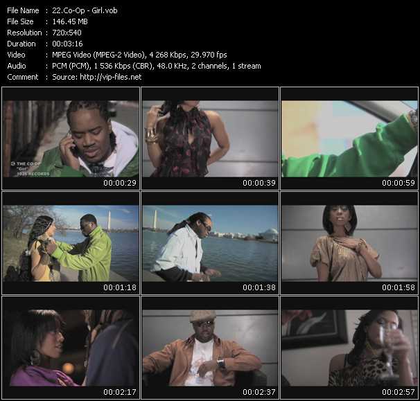 Co-Op video ”Girl” from dvd ”Screenplay VJ-Pro Urban Vision March 2009” 