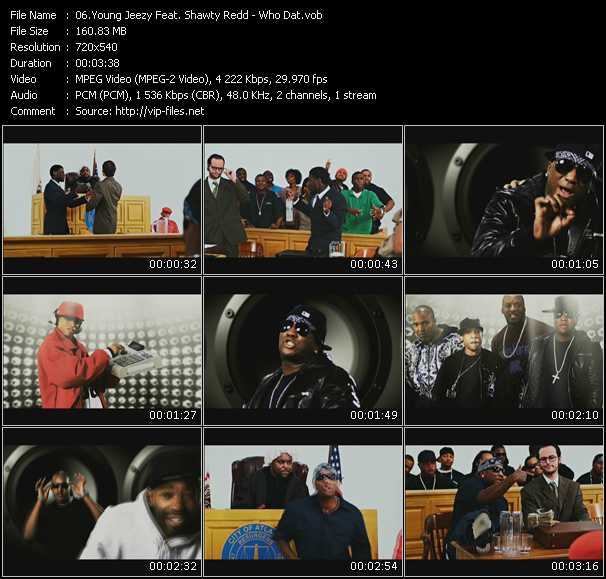 Young Jeezy Feat. Shawty Redd video ”Who Dat” from dvd ”Screenplay VJ-Pro Urban Vision April 2009” 