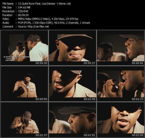 Quite Nyce Feat. Lisa Denise video ”I Alone” from dvd ”Screenplay VJ-Pro Urban Vision May 2008” 