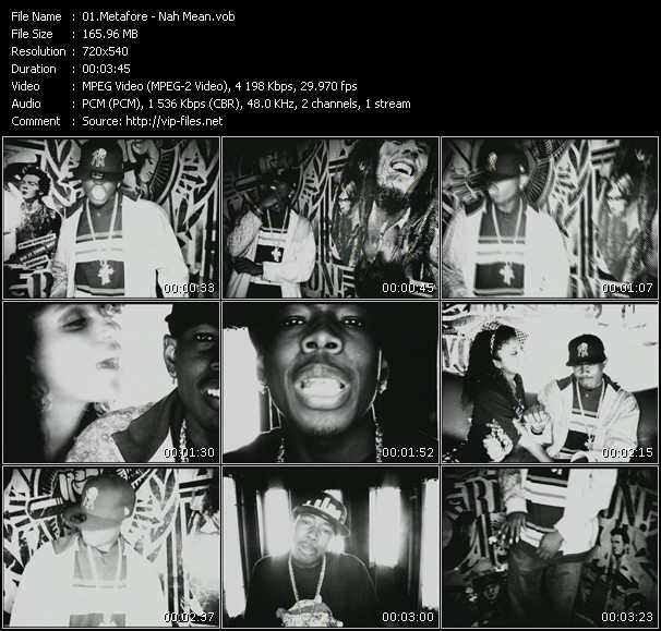 Metafore video ”Nah Mean” from dvd ”Screenplay VJ-Pro Urban Vision August 2007” 