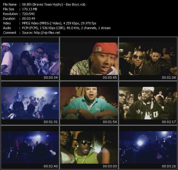 Bth (Bravez Team Hyphy) video ”Bay Boyz” from dvd ”Screenplay VJ-Pro Urban Vision August 2007” 