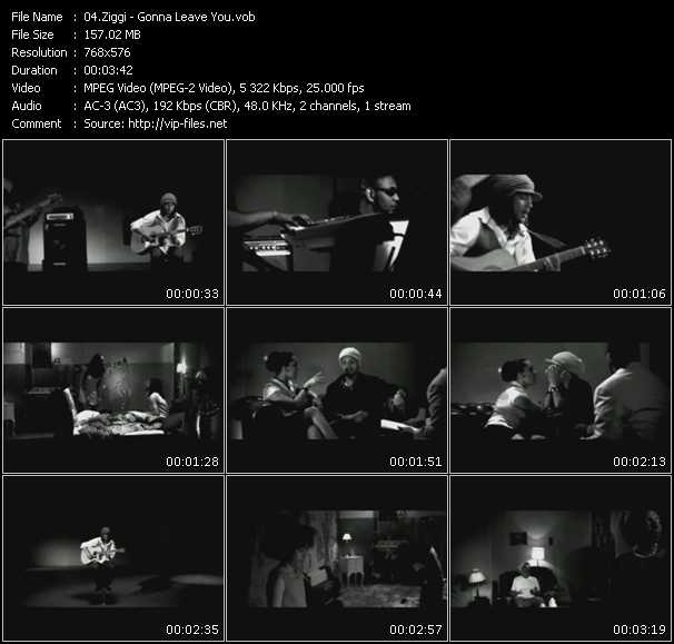 Ziggi video ”Gonna Leave You” from dvd ”The Original Blockbusters Videomix Vol.37” 