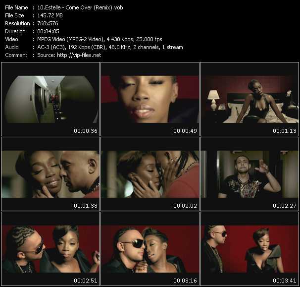 Estelle video ”Come Over (Remix)” from dvd ”The Original Blockbusters Videomix Vol.37” 