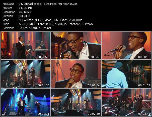 Raphael Saadiq video ”Sure Hope You Mean It(Live From Later With Jools Holland)” from dvd ”Later With Jools Holland. S34E04” 