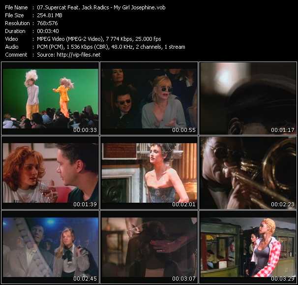Supercat Feat. Jack Radics video ”My Girl Josephine” from dvd ”MixMash Reggae Vol.1” 