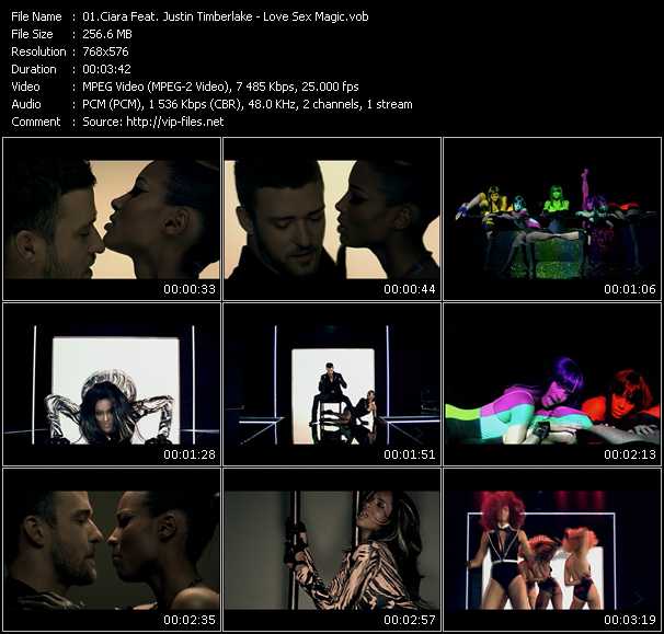 Ciara Feat. Justin Timberlake video ”Love Sex Magic” from dvd ”MixMash Urban April 2009” 