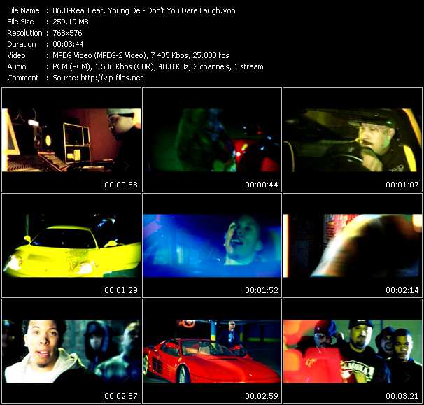 B-Real Feat. Young De video ”Don't You Dare Laugh” from dvd ”MixMash Urban April 2009” 