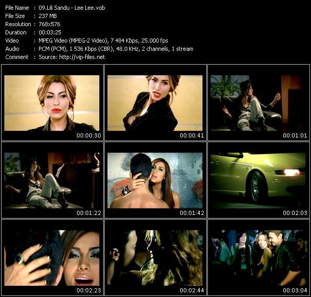 Lili Sandu video ”Lee Lee” from dvd ”MixMash Urban June 2009” 