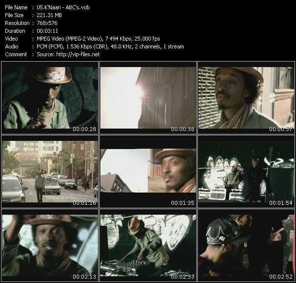 K'Naan video ”ABC's” from dvd ”MixMash Urban July 2009” 
