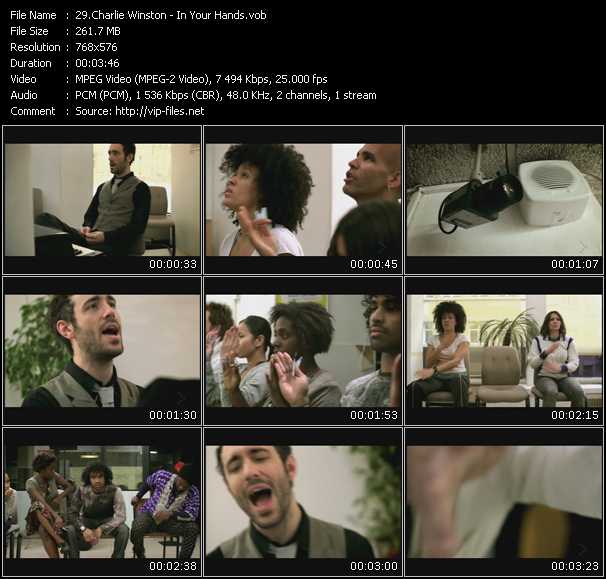 Charlie Winston video ”In Your Hands” from dvd ”MixMash Urban July 2009” 