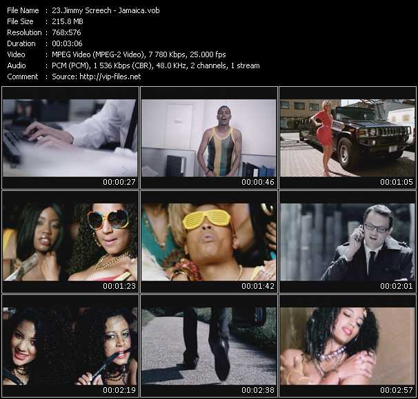 Jimmy Screech video ”Jamaica” from dvd ”MixMash Urban August 2009” 