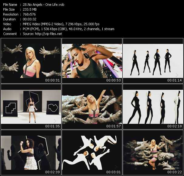 No Angels video ”One Life” from dvd ”MixMash Urban September 2009” 