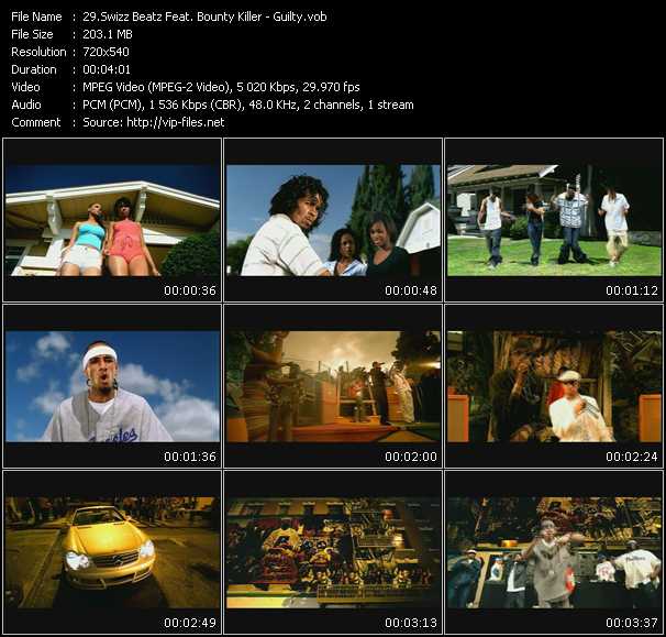 Swizz Beatz Feat. Bounty Killer video ”Guilty” from dvd ”Promo Only Canada Hot Video August 2002” 