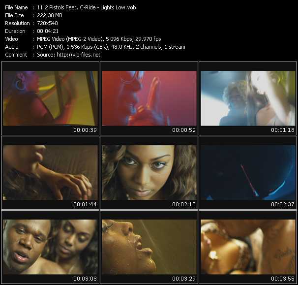 2 Pistols Feat. C-Ride video ”Lights Low” from dvd ”Promo Only Express Video June 2009 Week 5” 