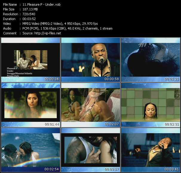 Pleasure P video ”Under” from dvd ”Promo Only Express Video July 2009 Week 4” 