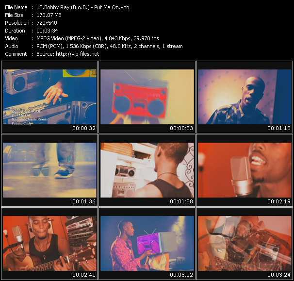 Bobby Ray (B.o.B.) video ”Put Me On” from dvd ”Promo Only Express Video September 2009 Week 3” 