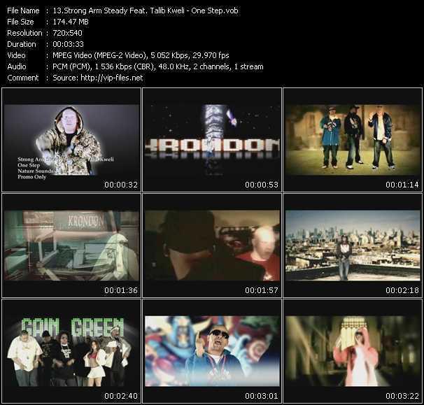 Strong Arm Steady Feat. Talib Kweli video ”One Step” from dvd ”Promo Only Express Video October 2007 Week 1” 