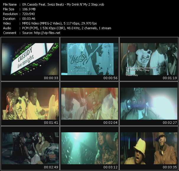 Cassidy Feat. Swizz Beatz video ”My Drink N' My 2 Step” from dvd ”Promo Only Express Video October 2007 Week 2” 
