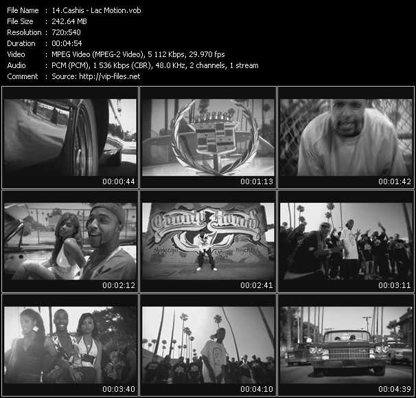 Cashis video ”Lac Motion” from dvd ”Promo Only Express Video October 2007 Week 2” 