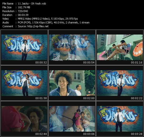 Jaicko video ”Oh Yeah” from dvd ”Promo Only Express Video October 2009 Week 3” 
