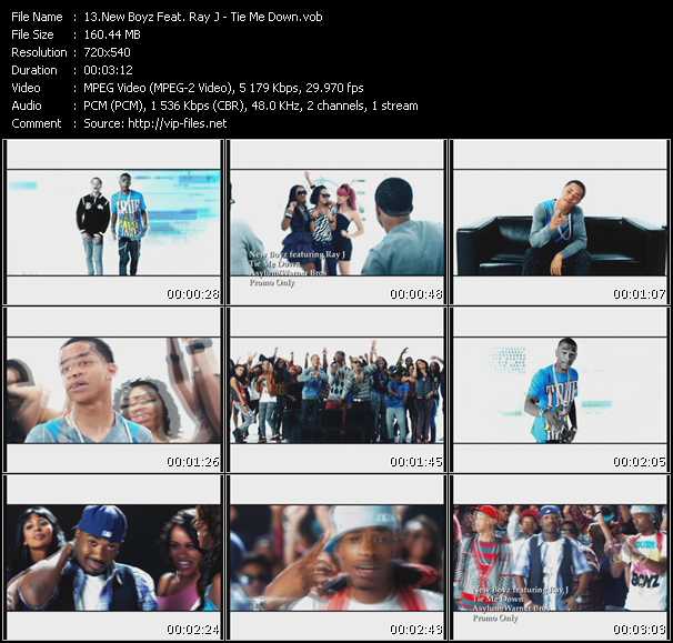 New Boyz Feat. Ray J video ”Tie Me Down” from dvd ”Promo Only Express Video October 2009 Week 3” 