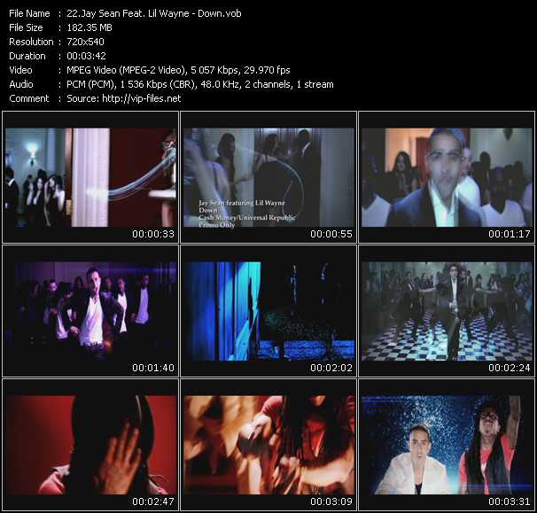Jay Sean Feat. Lil Wayne video ”Down” from dvd ”Promo Only Hot Video September 2009” 