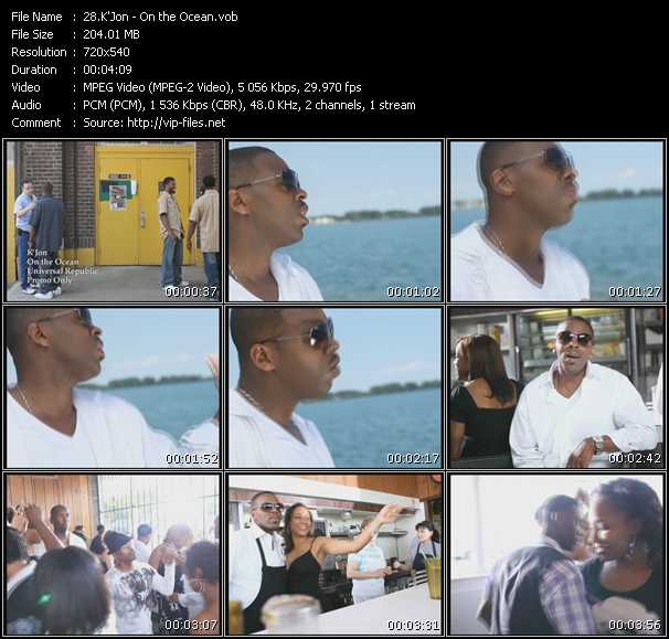 K'Jon video ”On the Ocean” from dvd ”Promo Only Hot Video September 2009” 
