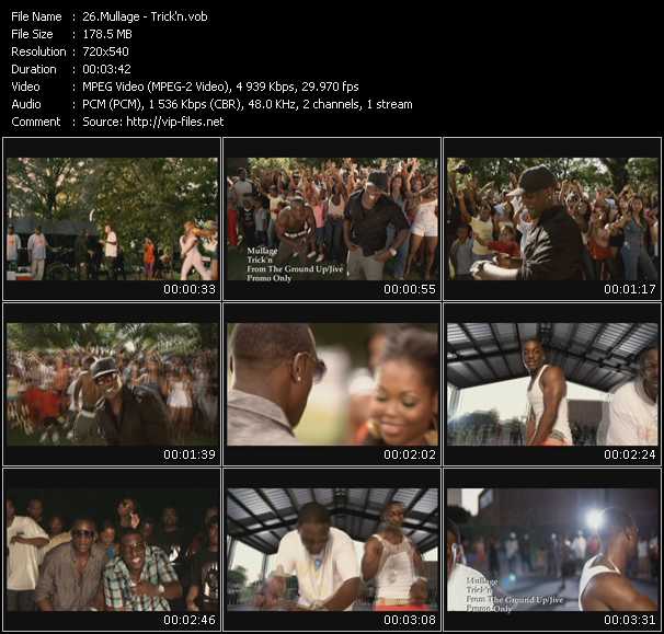 Mullage video ”Trick'n” from dvd ”Promo Only Hot Video October 2009” 