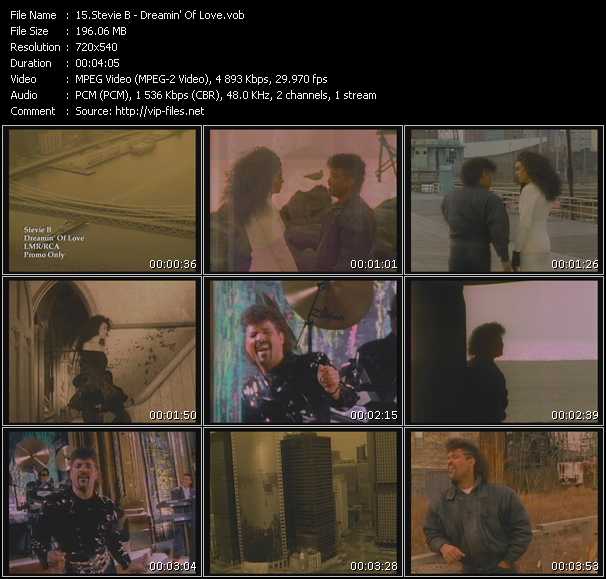 Stevie B video ”Dreamin' Of Love” from dvd ”Promo Only Old Skool Vol.5” 