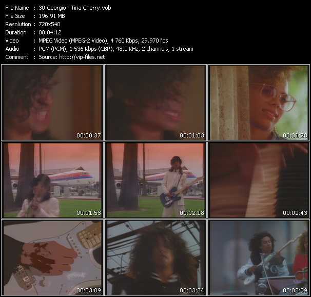 Georgio video ”Tina Cherry” from dvd ”Promo Only Old Skool Vol.5” 